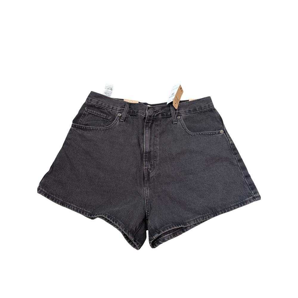 Levi’s Black High-Waisted Mom Jean Shorts Women’s Size 14